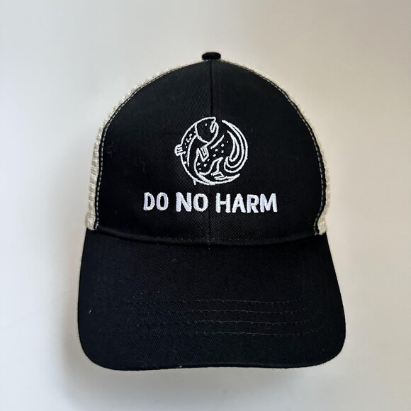 Do No Harm Trucker Hat New Chapter Econscious Adjustable Snapback Cap Embroidery - Picture 1 of 11